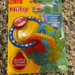 New NIP NWT IcyBite Teether Keys - Multicolor